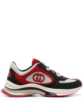 Gucci Run sneakers met vlakken - Zwart