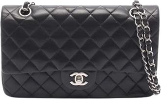 Chanel Pre-owned Vintage Schoudertas - Dames - Vintage Schoudertas - Zwart - ONE Size - Leer - Vintage