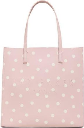 Ted Baker Soocon Faux Leather Tote in Rose at Nordstrom Rack