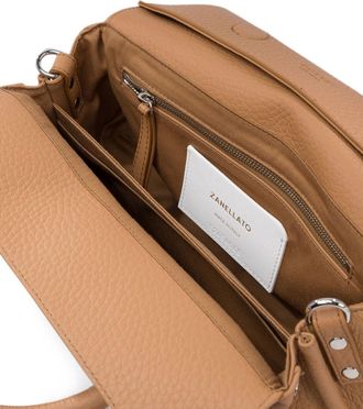 Zanellato Leather Top Handle Bag - Cognac