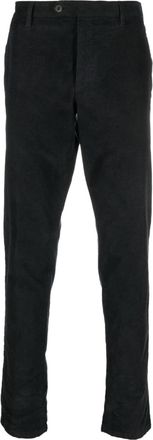 Lardini corduroy straigh-leg trousers - men - Cotton/Spandex/Elastane - 54 - Black