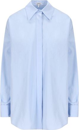 Loewe Curved Hem Buttoned Shirt