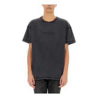 Purple Textured Inside Out Tee - Tops - Hombre - Negro - S