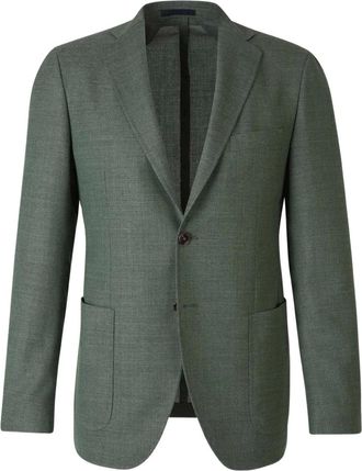 Scabal Blazer con tasche applicate - Verde