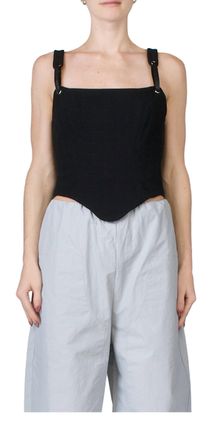 Paris Georgia Lottie Bodice Top In Black