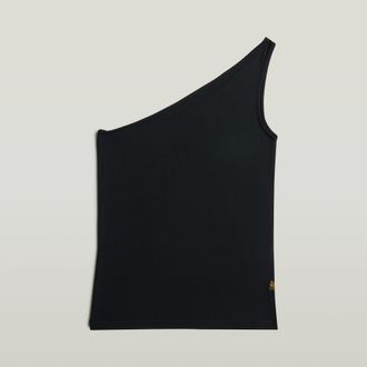 G-Star 2nd Skin One Shoulder T-Shirt - Zwart - Dames