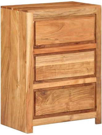 vidaXL C&oacute;moda De Madera Maciza De Acacia 55x33x75 Cm Vidaxl