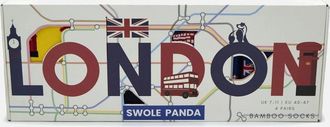 Swole Panda Mens LONDON GIFT SET - Spgbl - Size: 7/8.5/8/7.5/9/9.5/10/10.5/11