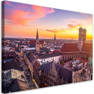 Feeby Impresi&oacute;n De Imagen, Panorama De La Ciudad, 100x70