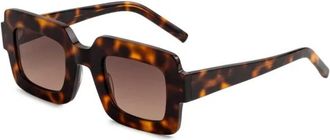 Kaleos Nelson 002 Zonnebrillen - Dames - Zonnebrillen - Bruin - 47 MM - Accessoires