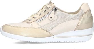 Waldl&auml;ufer Himona - Dames - Sneakers - Beige - 42 EU - Leer - Schoenen