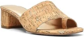 Donald J Pliner Naiae Heeled Sandal in Natural/platino at Nordstrom Rack, Size 5.5