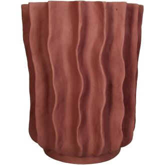 Schubiger M&ouml;bel Vase Polyresin, Mauve H: 34 cm