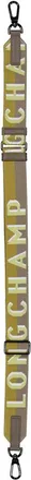 Longchamp Shadow Logo Canvas Shoulder Strap