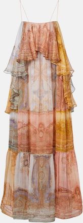 Zimmermann Como printed silk-blend maxi dress