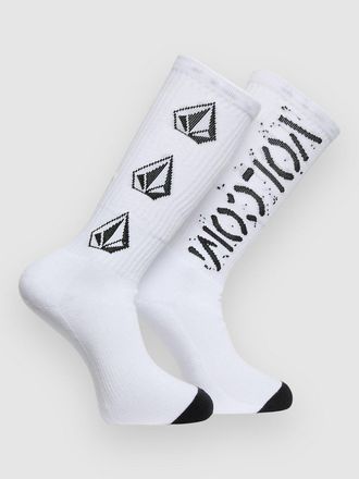 Volcom Off The Krass Sk8 Calze bianco