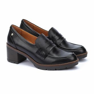Pikolinos Loafers in leer met hak, Llanes