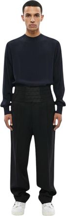 Dsquared2 Black Relaxed Pleated Pants