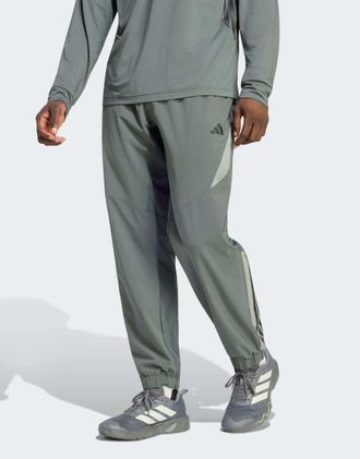 adidas adidas Performance - Tech Essentials - Pantaloni sportivi da allenamento color edera leggendaria-Nero