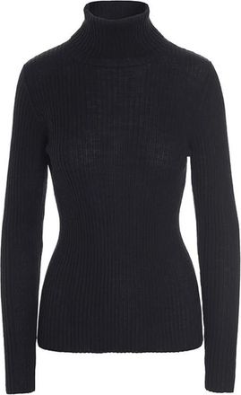 Bitte Kai Rand Merino wollen coltrui blouse - Dames - Coltruien - Zwart - XS - Wol - Truien & Vesten