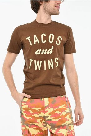 Dsquared2 Cotton Crew-neck T-shirt with Print size Xs