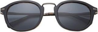 Ted Baker 51mm Polarized Round Sunglasses in Black at Nordstrom Rack