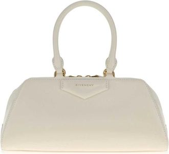 Givenchy White Leather Small Antigona Handbag