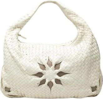 Bottega Veneta Borsa a spalla in pelle Intrecciato Pre-owned - - Pre-owned - Donna - Bianco - ONE SIZE