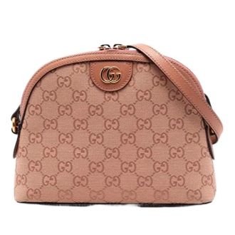 Gucci Pre-owned Ophidia Crossbody Bag - Dames - Pre-owned - Roze - Maat: ONE Size Leer