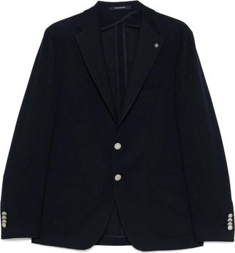 Tagliatore Marineblauwe Blazer - Heren - Blazers - Blauw - 3XL - Wol - Jassen