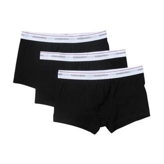 Dsquared2 Stijlvol Zwart Ondergoed Set - Heren - Onderbroek - Zwart - S - Katoen - Ondergoed