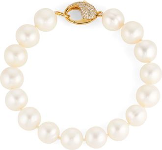 Nadri Freshwater Pearl Bracelet in Gold/Pearl at Nordstrom