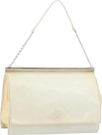 Prada Pre-owned Leren Schoudertas - Dames - Vintage Schoudertas - Wit - ONE Size - Leer - Vintage