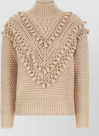 Zimmermann wool high neck long sleeve sweater