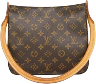 Louis Vuitton Pre-owned Shoulder Bags, female, Brown, Size: ONE SIZE Pre-owned Looping MM Shoulder Bag