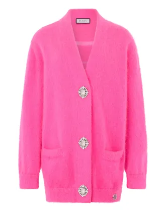 Philipp Plein Cardigan Hexagon Fluo