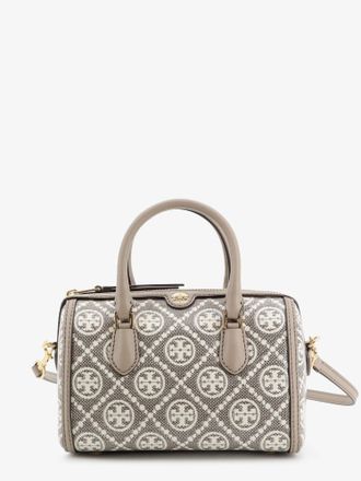 Tory Burch Borsa a mano Barrel Bag T Monogram in tela spalmata - TORY BURCH - gender_Woman