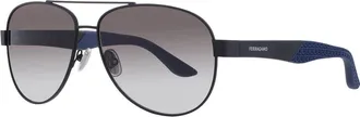 Ferragamo Ferragamo Mens 62 mm Matte Black Sunglasses