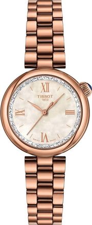 Tissot Desir Mother-of-Pearl Rose Gold Tone Watch, 28mm in Ivory at Nordstrom