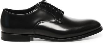 Doucal's Zwarte Leren Veterschoenen - Heren - Nette schoenen - Zwart - 41 1/2 EU - Leer - Schoenen