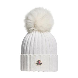 Moncler Jacket - Dames - Hoeden - Wit - S - Accessoires