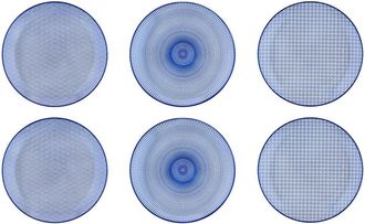 Bj&ouml;rn Borg Plato &Oslash;26cm - 6 Piezas - Azul oscuro