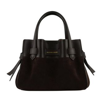 Pourchet Tassen, Dames, Bruin, ONE Size, Leer, Blossom Nano