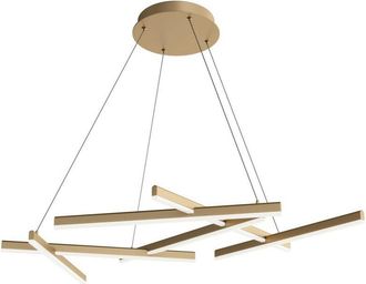 Maytoni Line Modern Integrated Pendant Ceiling Light Matt Gold, 3000K - Maytoni