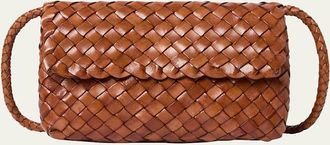 Loeffler Randall Mini Woven Buffalo Leather Crossbody Bag
