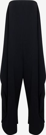 Alaia Rund geschnittener Bustier-Overall aus Stretch-Cady