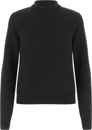 SA SU PHI Truien & Vesten, Dames, Zwart, XL, Kasjmier, Cashmere en Zijden Trui