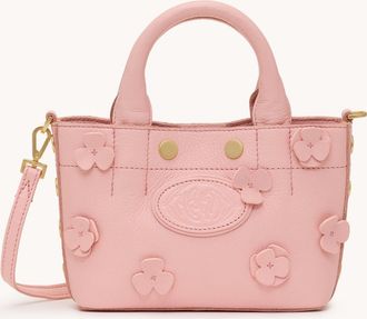 Hammitt Hammitt Olympia Tote Flamingo Flora Brushed Gold Mini