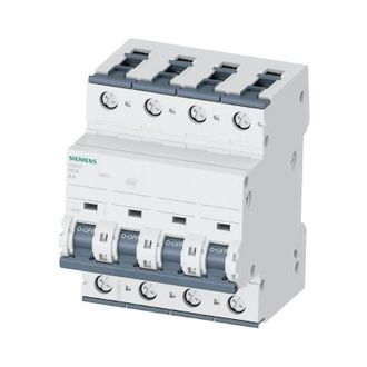 SIEMENS Interruptor Magnetot&eacute;rmico 4p 6a 10ka Tipo C 4 M&oacute;dulos 5sy44067