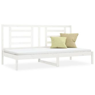 Berkfield Home Day Bed White 90x200 cm Solid Wood Pine
